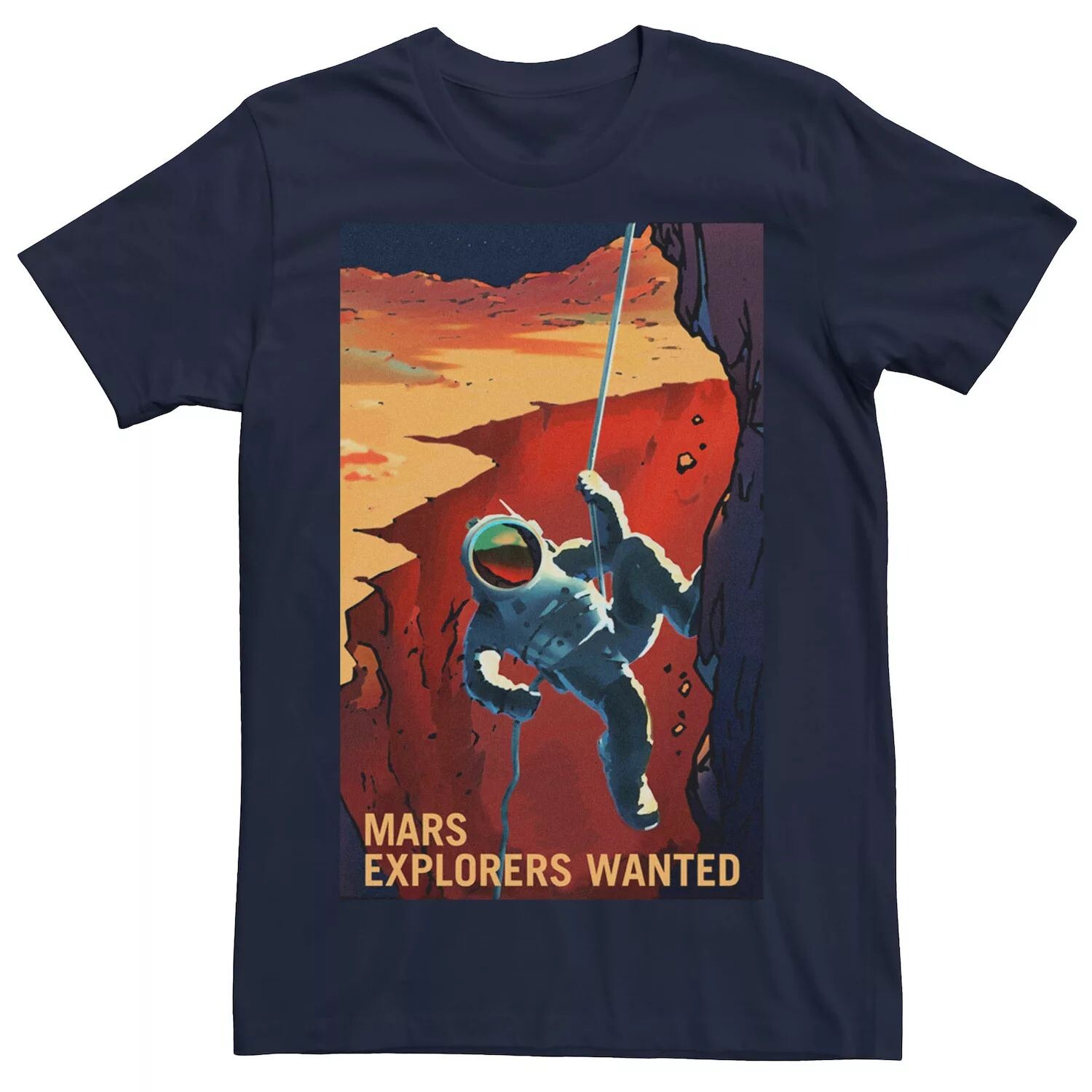 

Мужская футболка NASA Mars Explorers Wanted On Mars Licensed Character