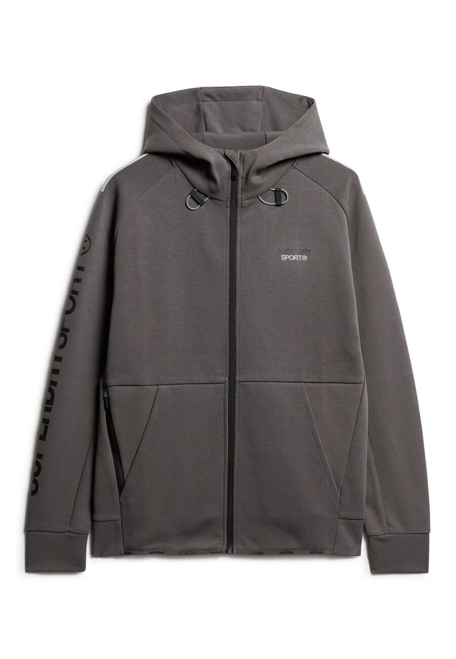 

Спортивная толстовка Superdry Athletic Zip-Up Hoodie, цвет Chocolate