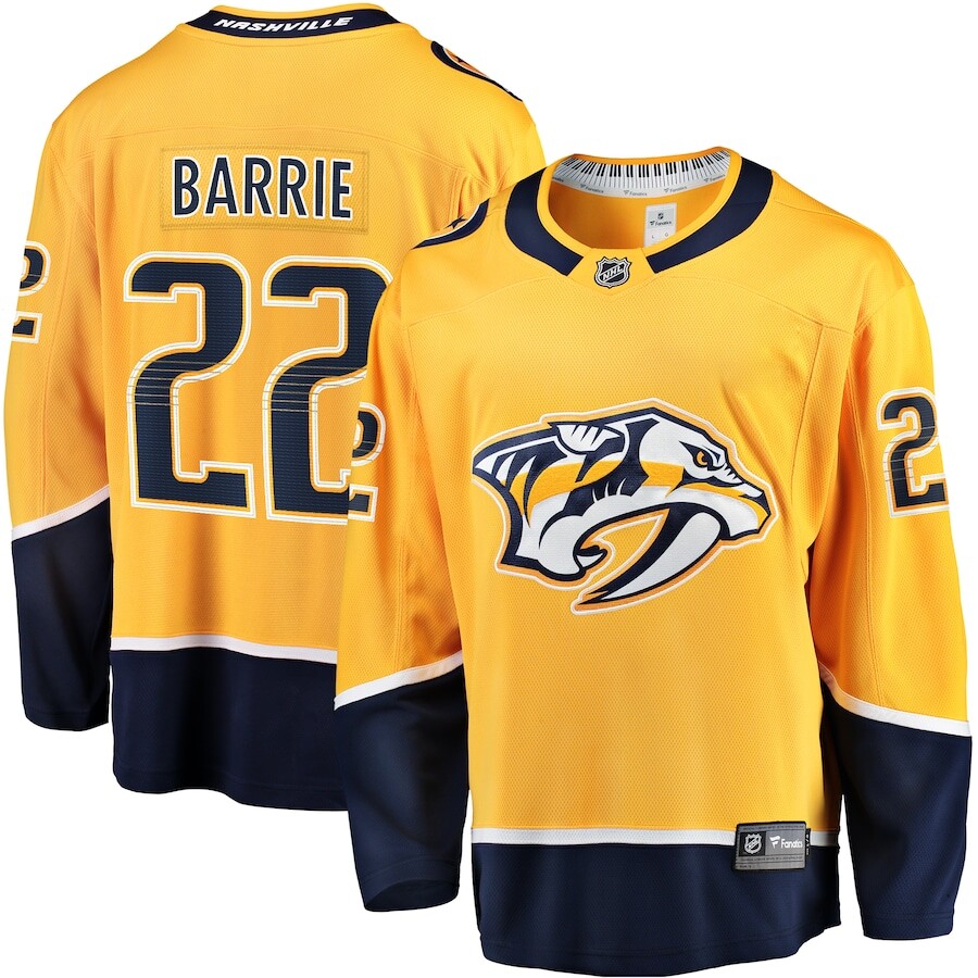

Джерси Fanatics Branded Nashville Predators, золотой