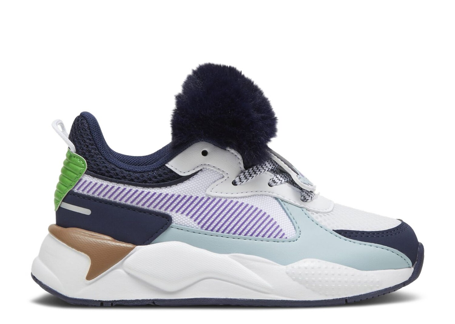 

Кроссовки Puma Trolls X Rs-X Little Kid 'Branch', белый