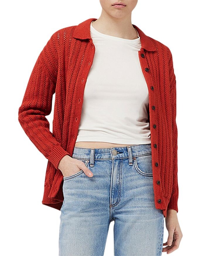 

Полосатый вязаный кардиган Adrienne rag & bone