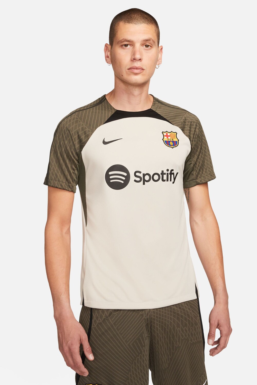 

Футболка FC Barcelona Strike Drill Nike, коричневый