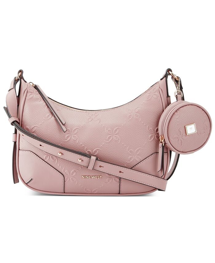 

Через плечо Brooklyn на молнии с сумочкой Nine West, розовый