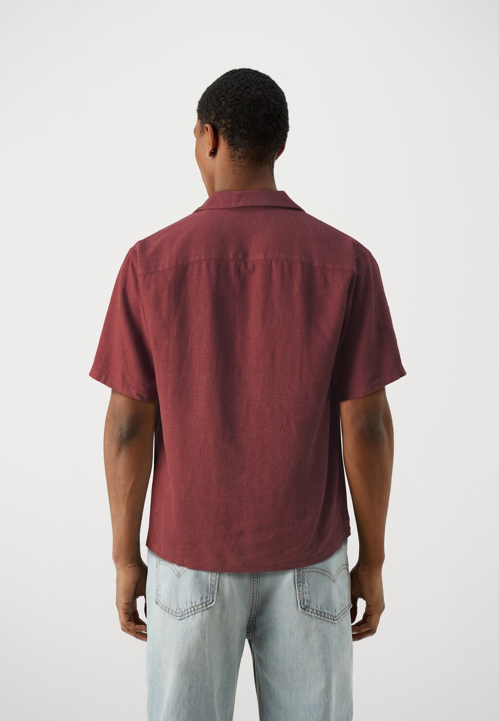 

Рубашка SOLIDS FALL UPDATE Abercrombie & Fitch, Бордо