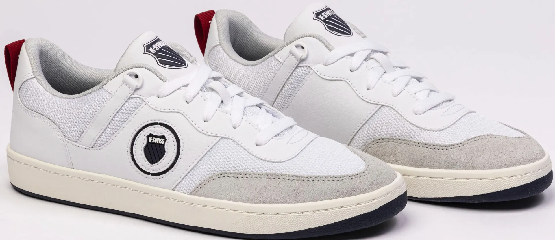 

Кроссовки K-Swiss "K-Varsity", цвет White-Peacoat