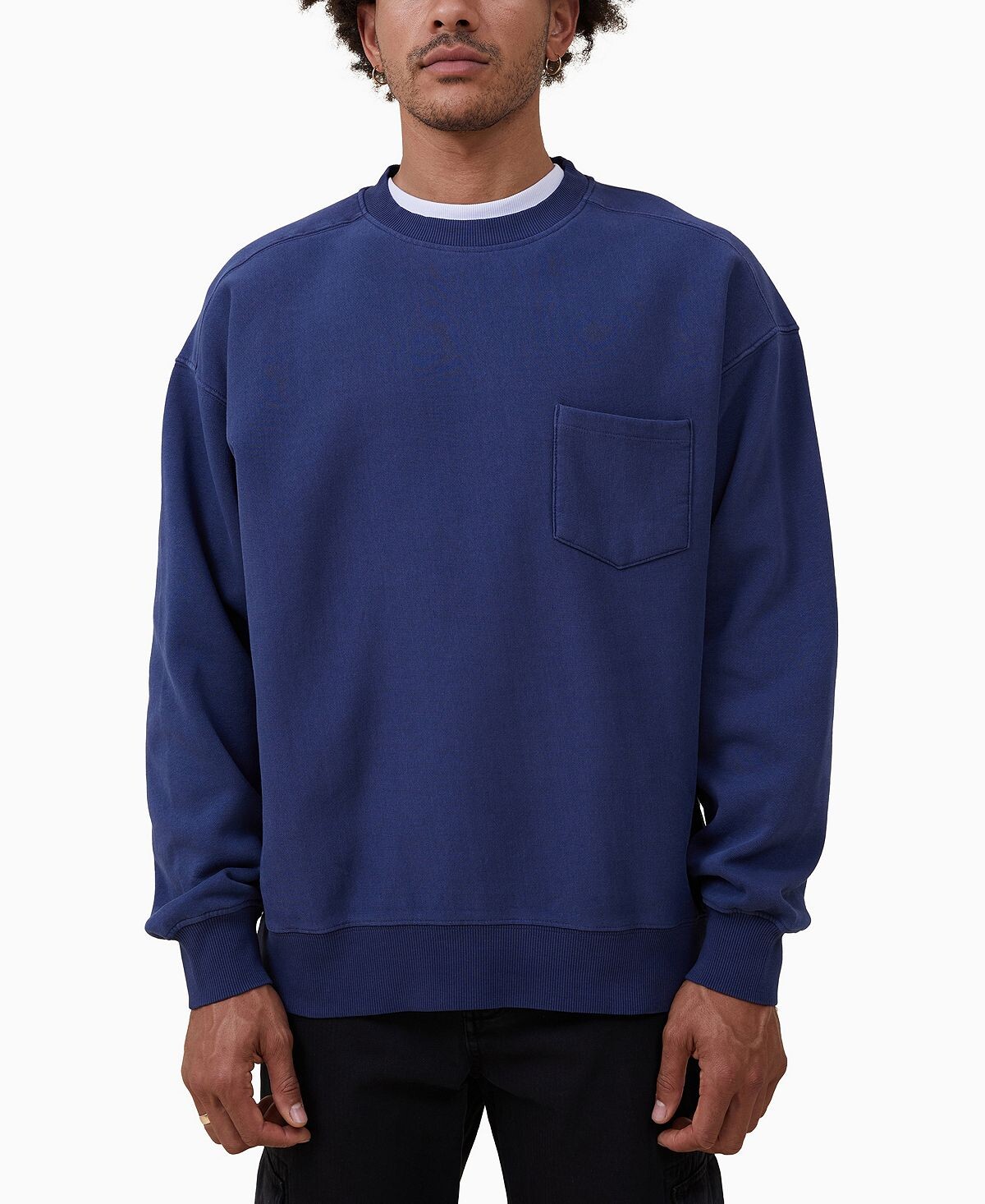 

Мужской флисовый свитер оверсайз COTTON ON
