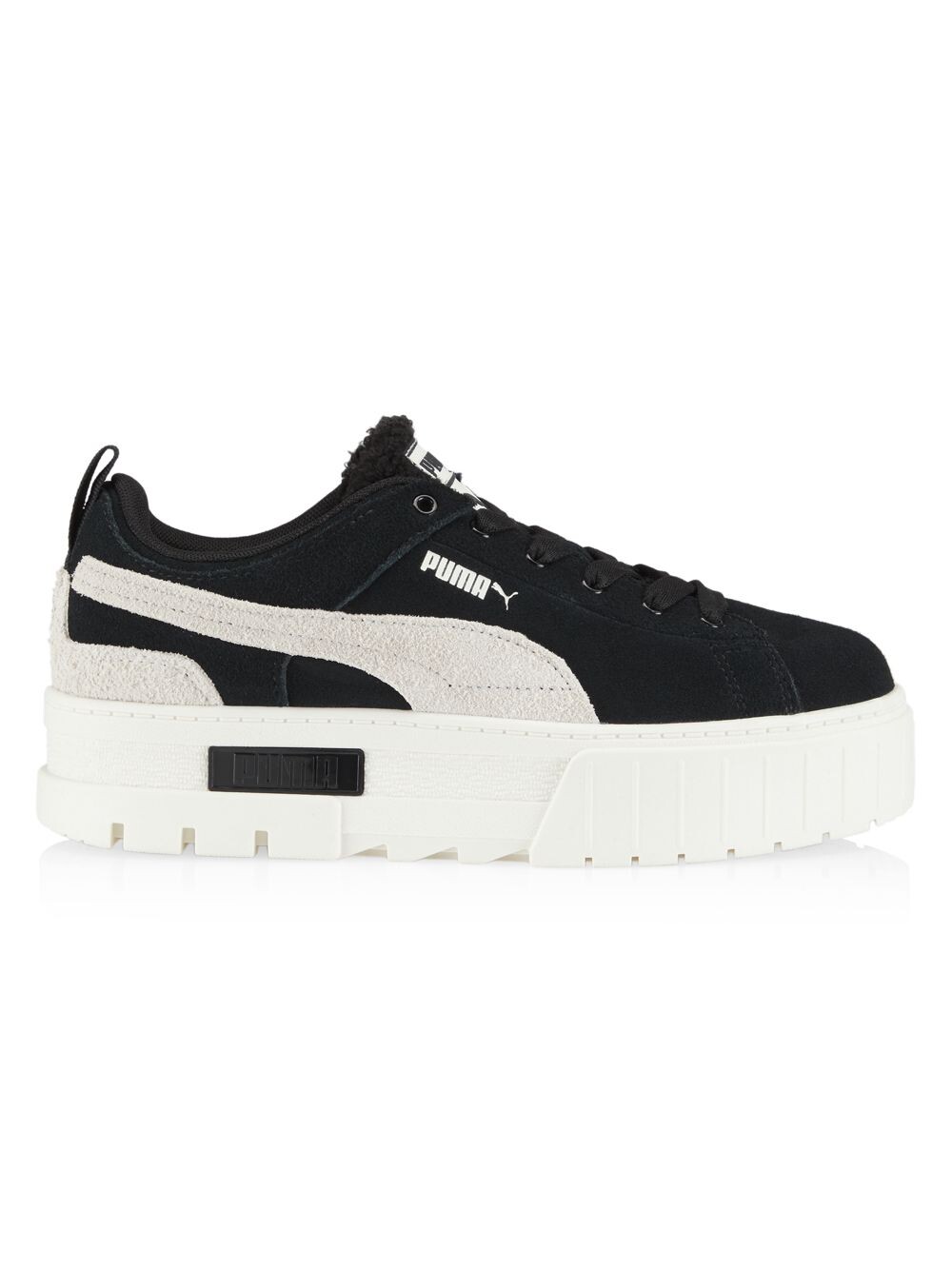 

Низкие кроссовки на платформе Mayze Raw Teddy Puma, черный
