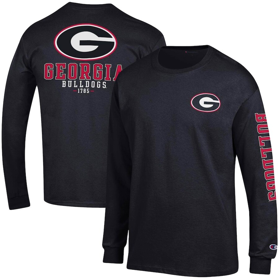 

Футболка с длинным рукавом Champion Georgia Bulldogs, черный