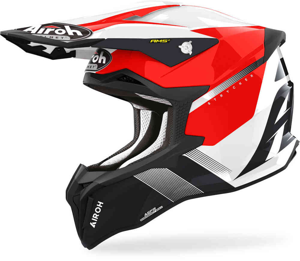 

Шлем для мотокросса Strycker Blazer Airoh, красный