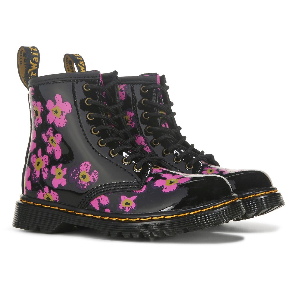 

Детские боевые ботинки 1460 для малышей Dr. Martens, черный