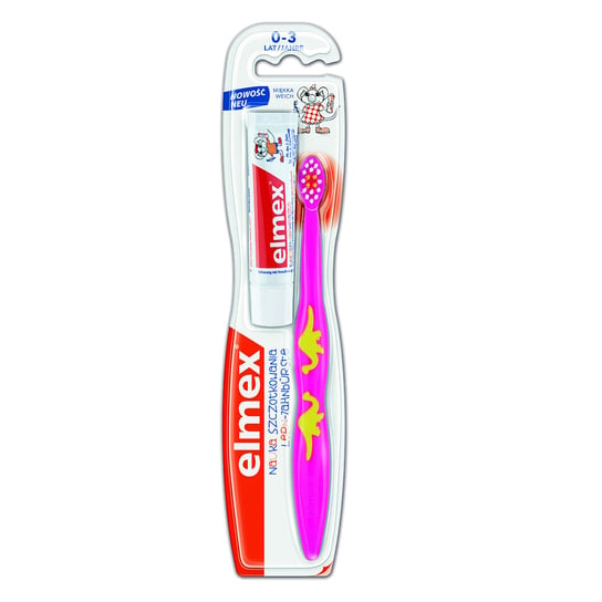 Мягкая зубная щетка для детей 0-3 лет, 1 шт. Elmex