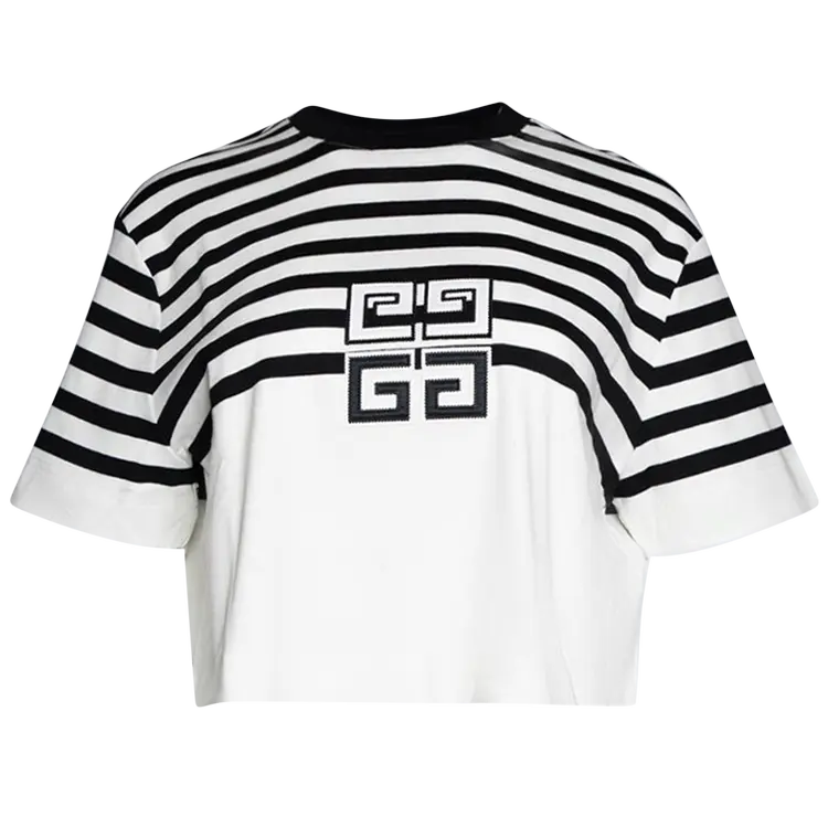 

Футболка Givenchy 4G Cropped 'White/Blk', белый
