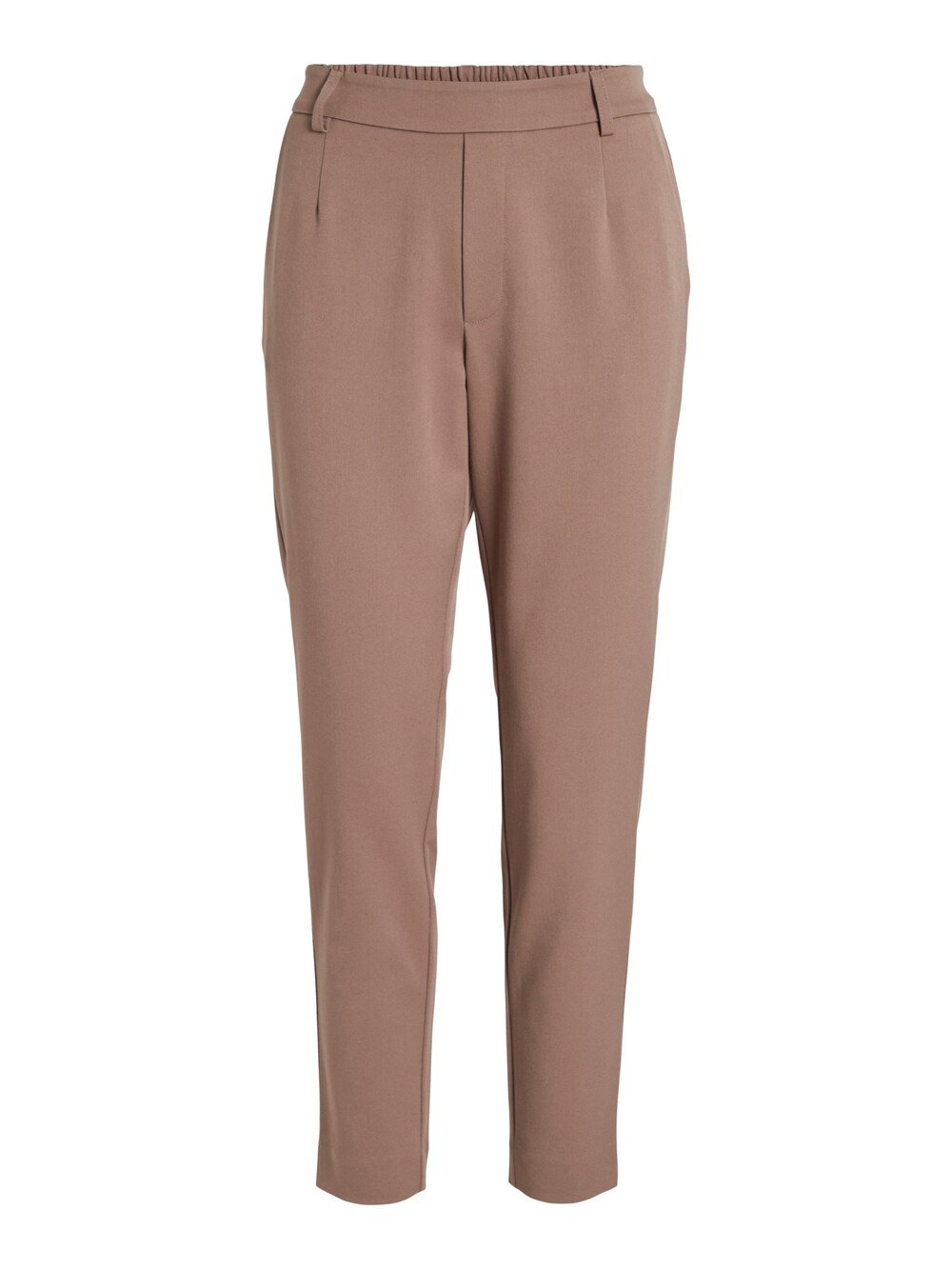Узкие брюки со складками спереди VILA Varone, коричневый узкие брюки со складками спереди fransa curve stretch коричневый