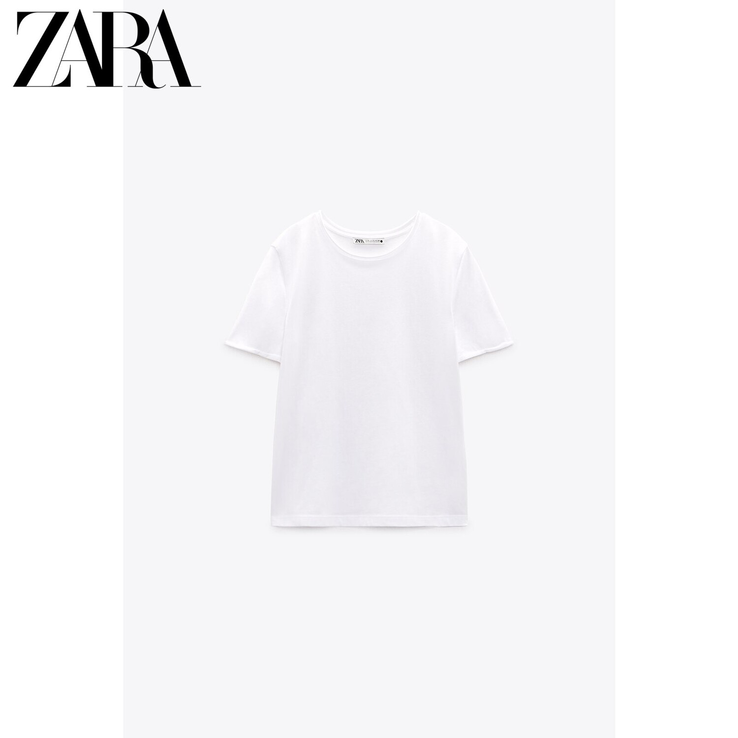 

Футболка облегающая Zara женская, белый