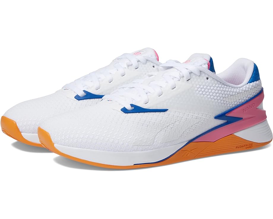 

Кроссовки Reebok Women's Nano X3, цвет White/Peach Fuzz/Pink