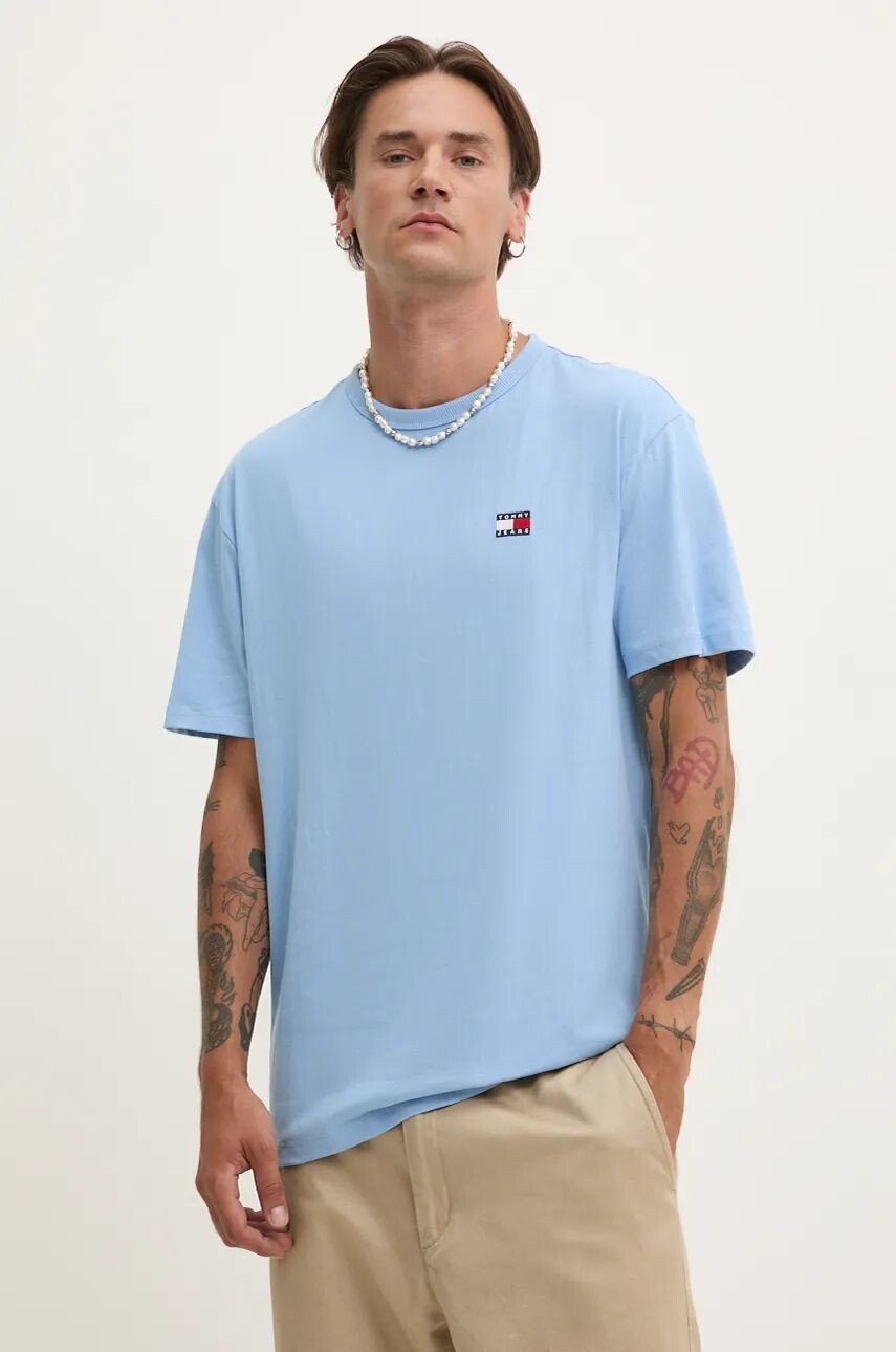

Хлопковая футболка Tommy Jeans, синий