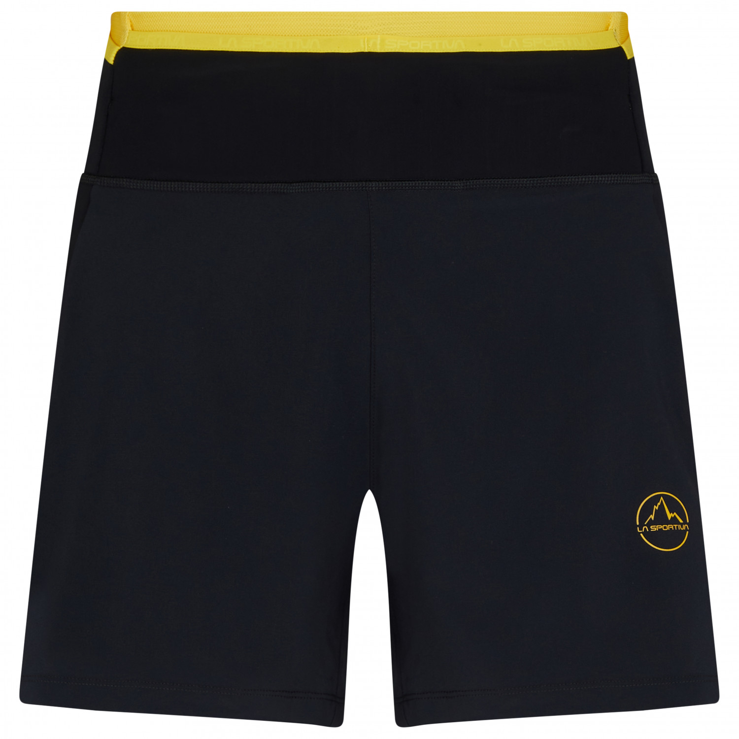 Шорты для бега La Sportiva Ultra Distance Short 7'', цвет Black/Yellow