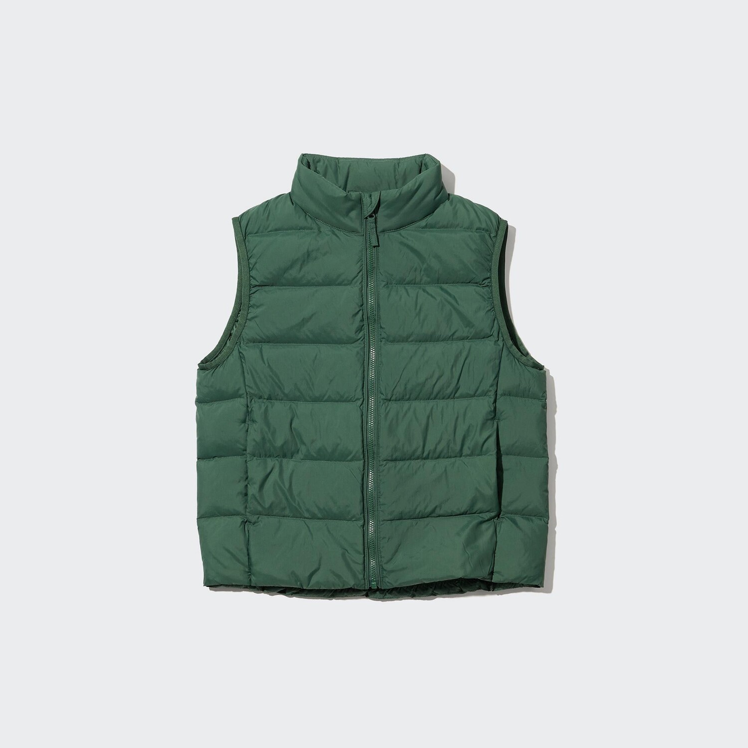 

Детский теплый моющийся жилет (водоотталкивающий) UNIQLO, зеленый