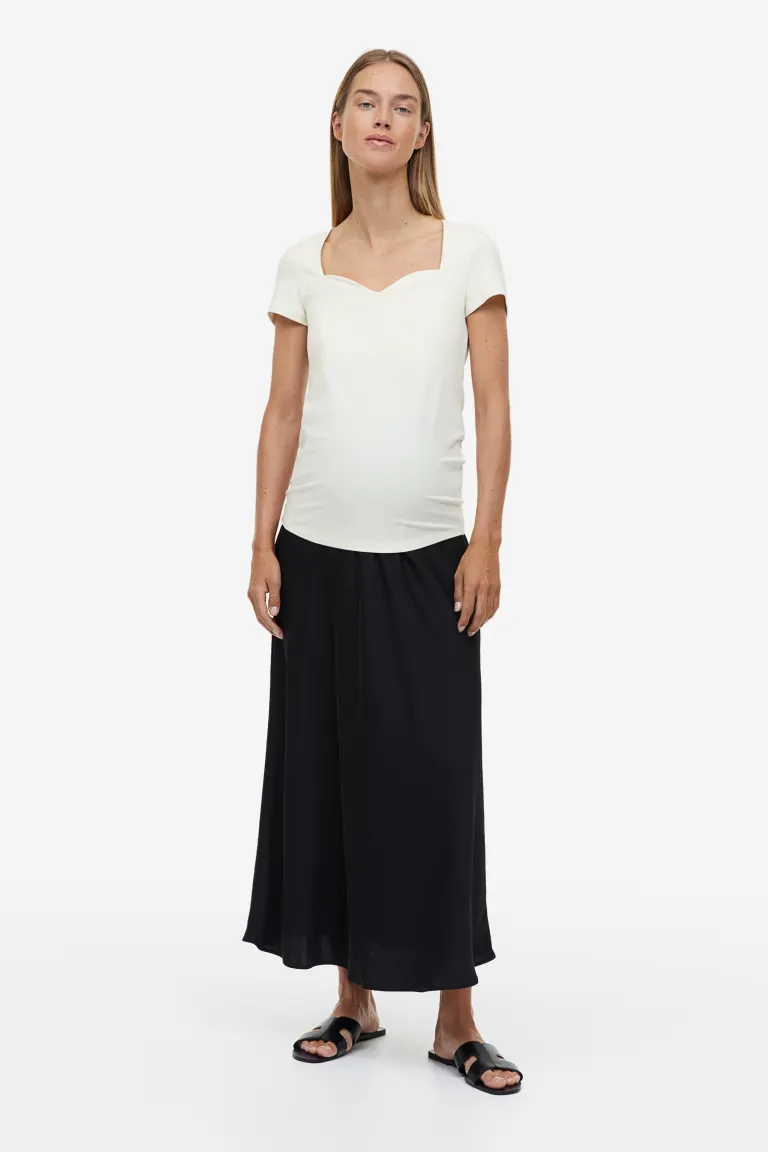 

Блузка из джерси H&M, бежевый