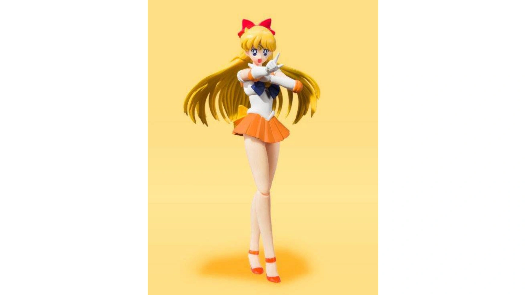 Sailor Moon СХ Фигурка Figuarts Sailor Venus Animation Color Edition 14 см, фигурка аниме фигурка funko pop animation sailor moon sailor neptune
