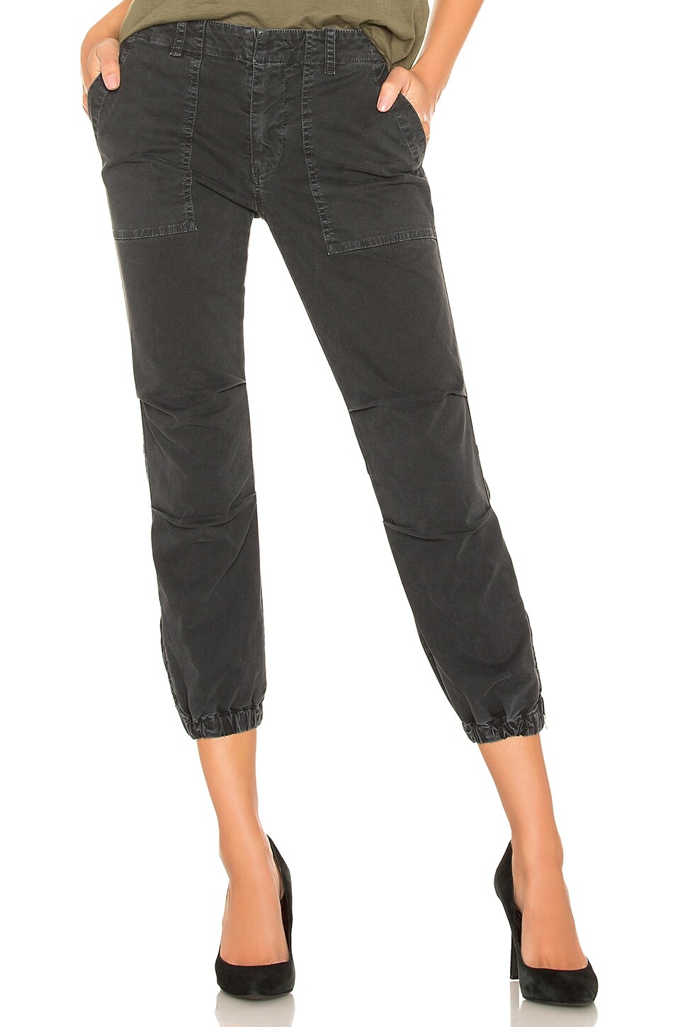 

Брюки NILI LOTAN Cropped Military, цвет Carbon