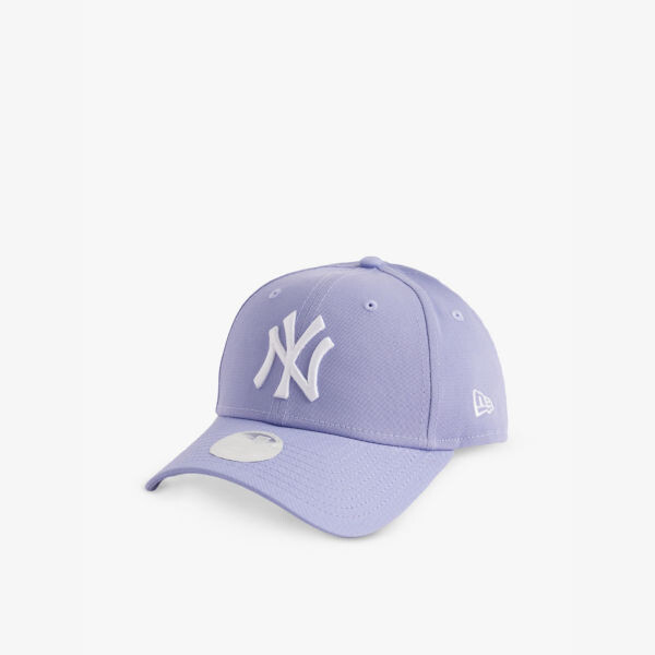 

9Forty бейсболка из хлопчатобумажной саржи с вышитым логотипом New York Yankees New Era, фиолетовый