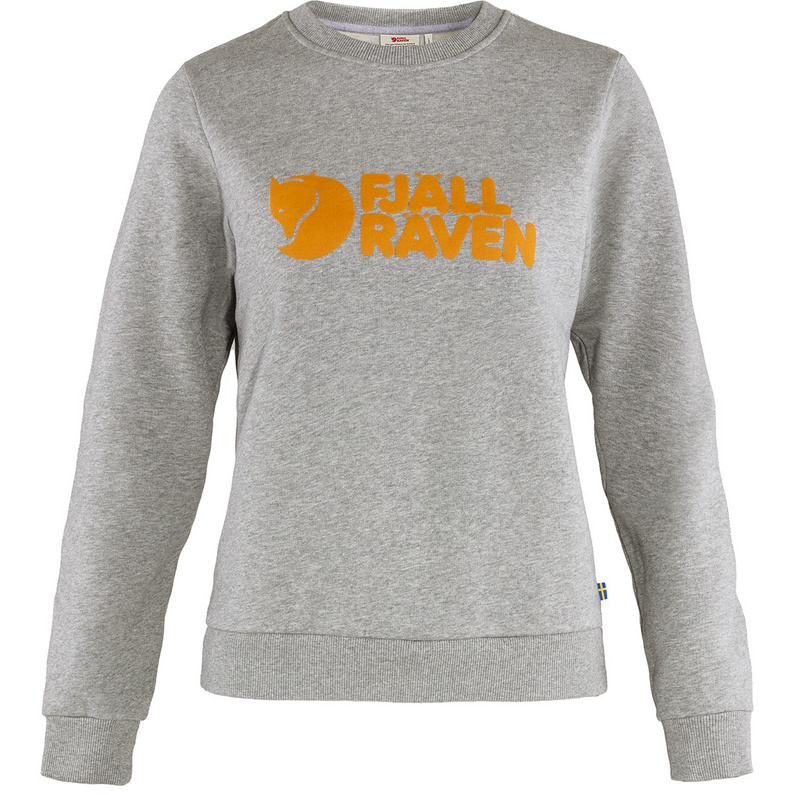 Женский свитер с логотипом Fjällräven, серый