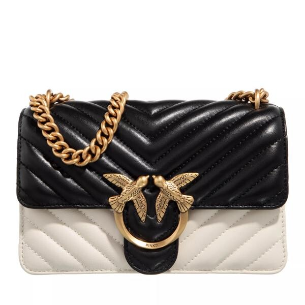 

Сумка love one mini cl nero/bianco-antique Pinko, черный