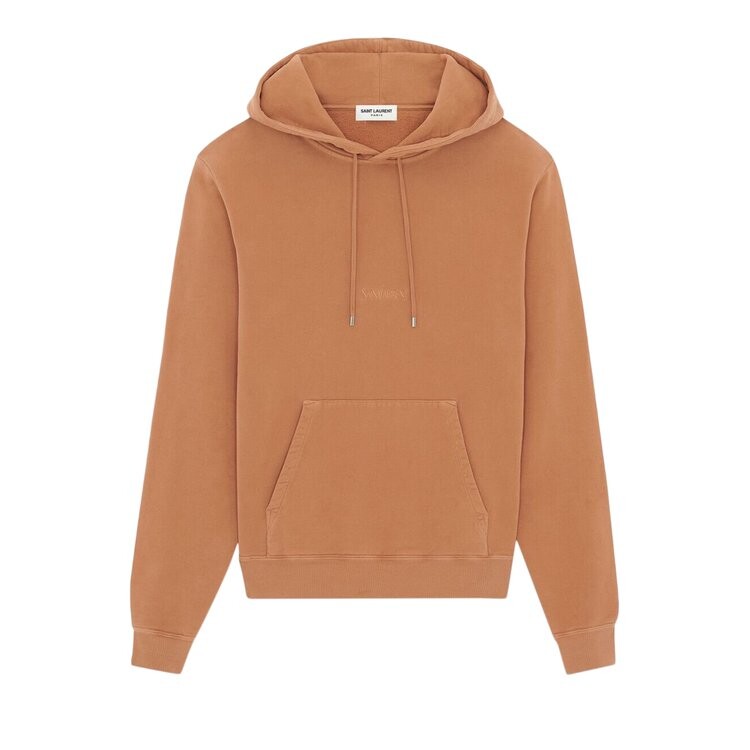 

Худи Saint Laurent Logo 'Macchiato/Blanchi', загар