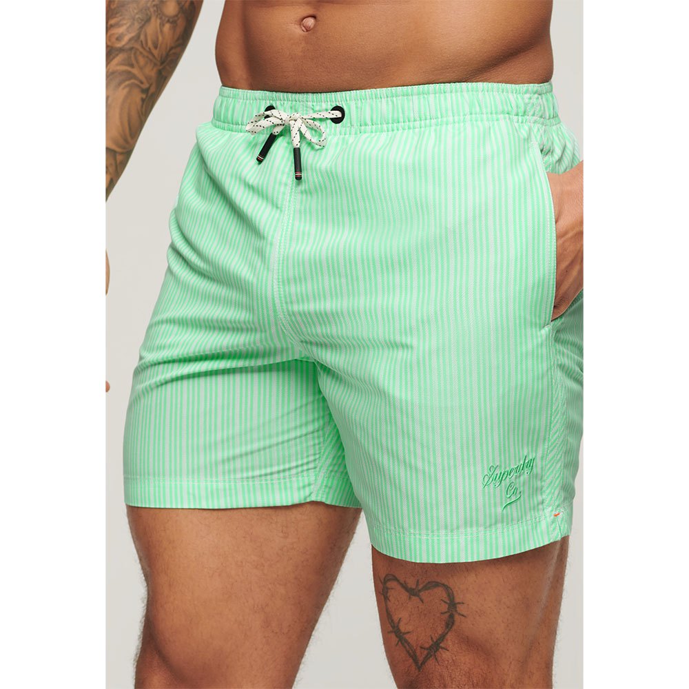 

Шорты для плавания Superdry Printed 15´´ Swimming Shorts, зеленый