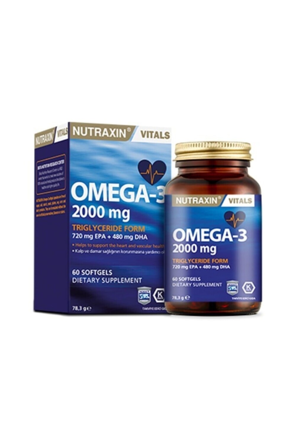 

Nutraxin Омега-3 2000 мг 60 капсул