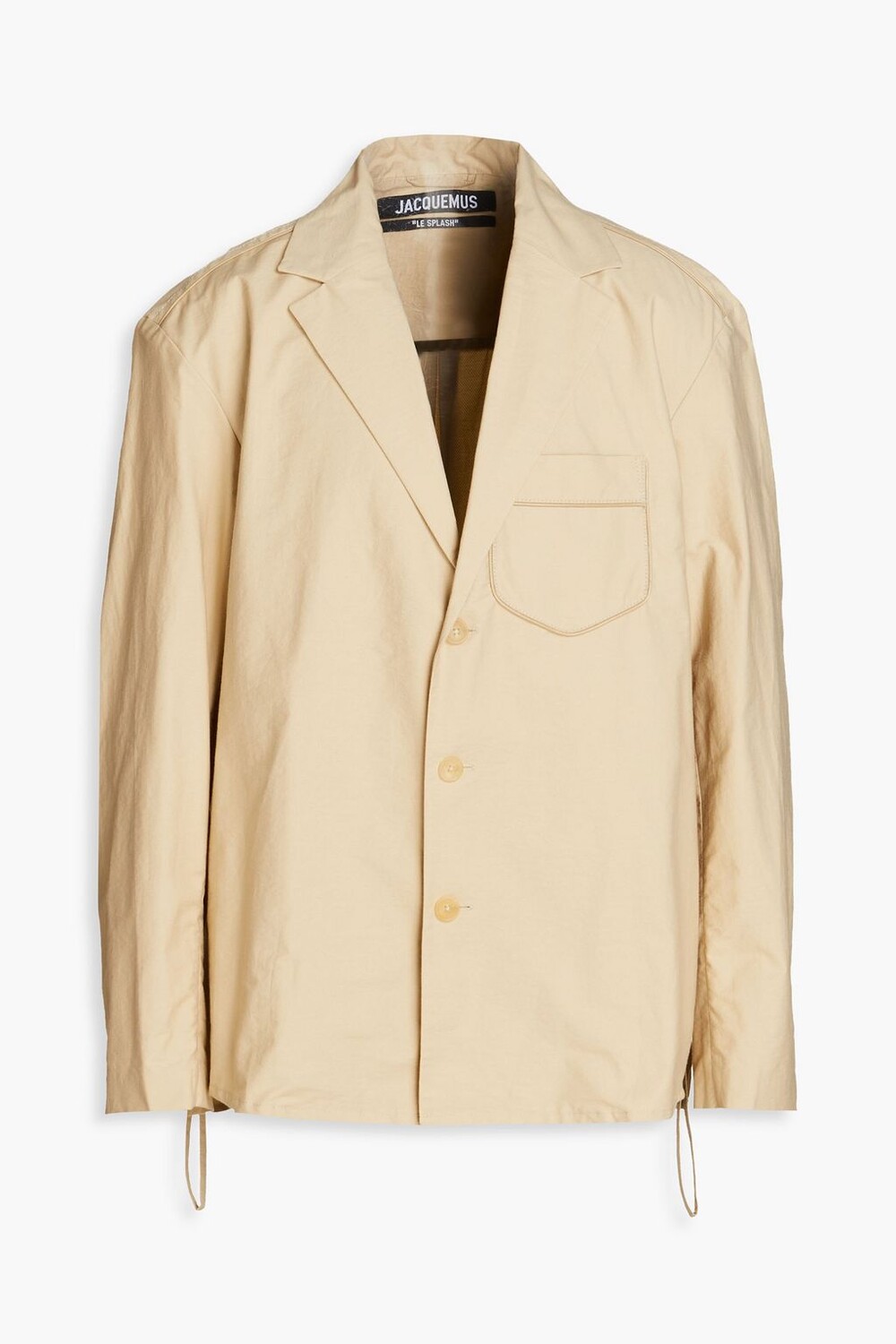 

Саржевый блейзер Pacalo из смесового хлопка JACQUEMUS, бежевый