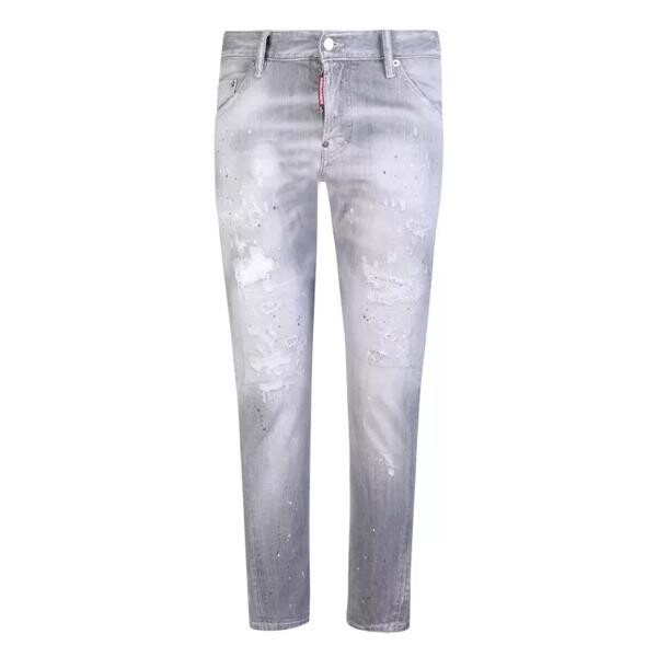 

Джинсы light grey sexy twist distressed jeans Dsquared2, мультиколор