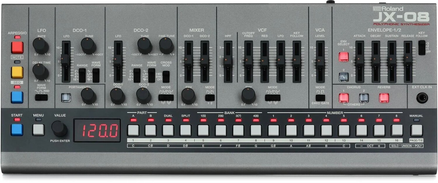 

Звуковой модуль Roland JX-08 Boutique Series JX-8P