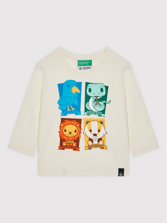

Блуза стандартного кроя United Colors Of Benetton, бежевый