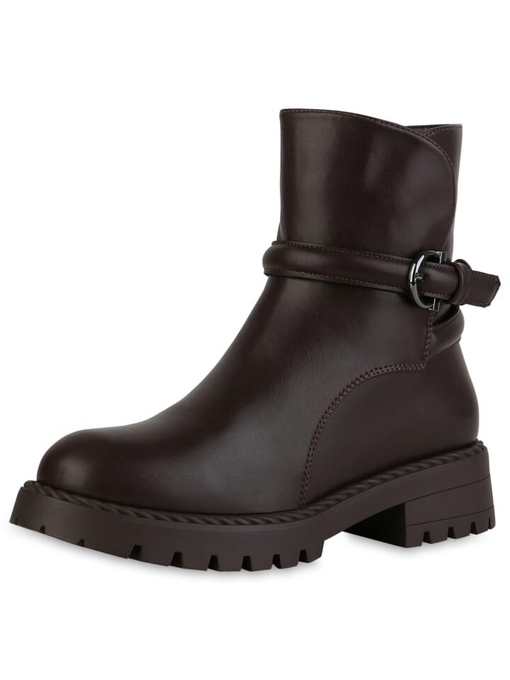 

Ботильоны VAN HILL Biker Boots Harper, темно-коричневый