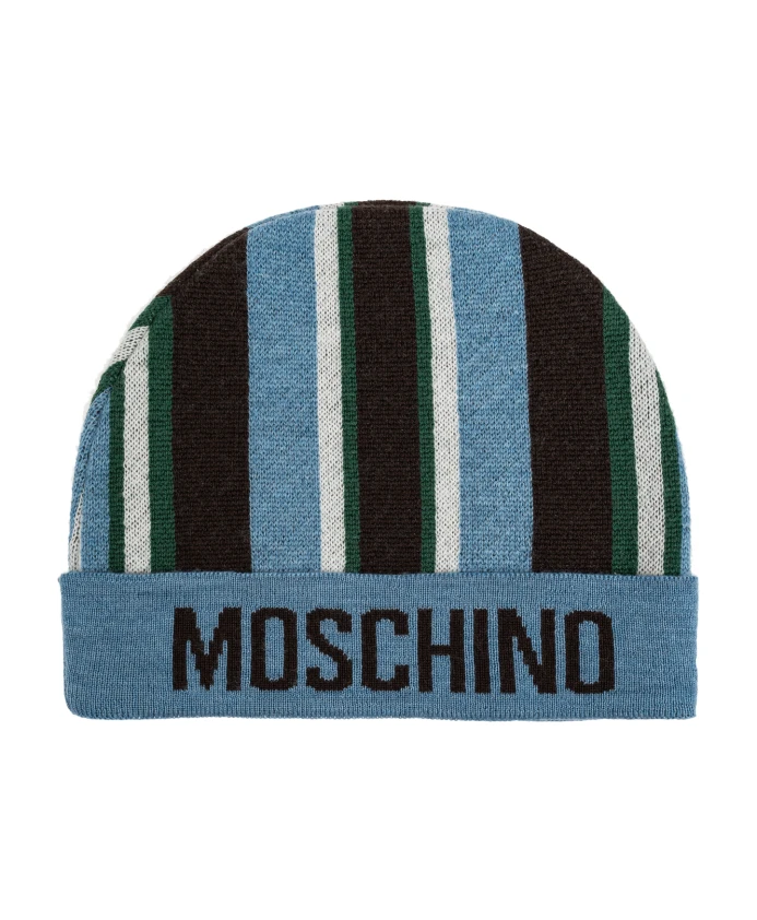 

Шапка с логотипом Moschino, мультиколор