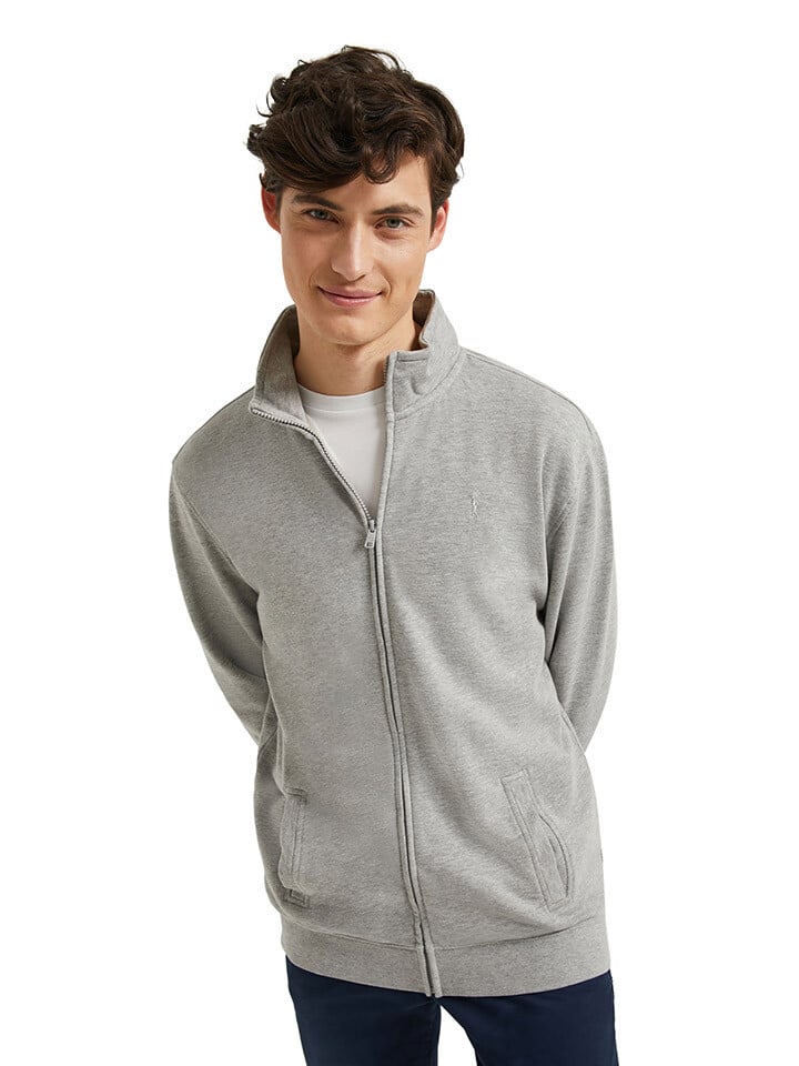 

Куртка Polo Club Sweatjacke, светло-серый