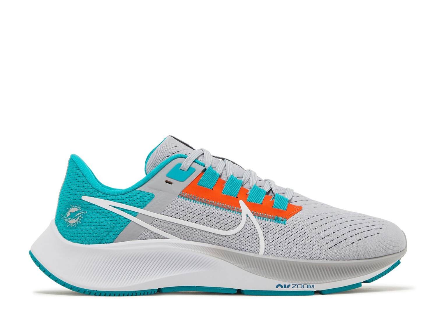 

Кроссовки Nike Nfl X Air Zoom Pegasus 38 'Miami Dolphins', серый, Серый;синий