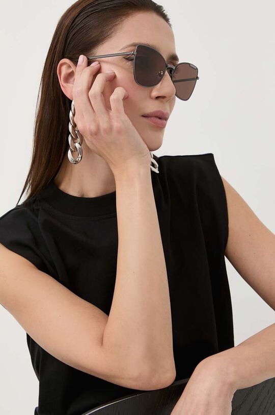 

Солнцезащитные очки BB0278S Balenciaga, коричневый