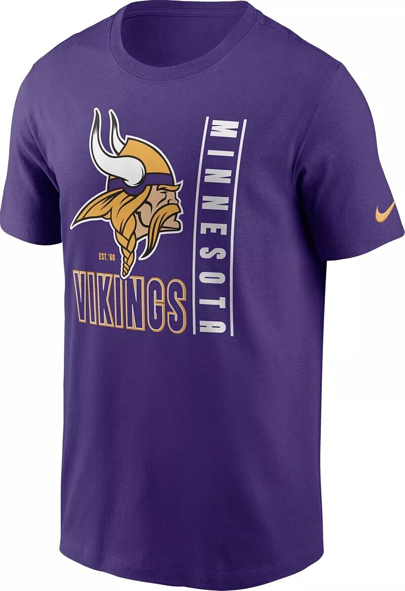 

Мужская фиолетовая футболка Nike Minnesota Vikings Rewind Essential