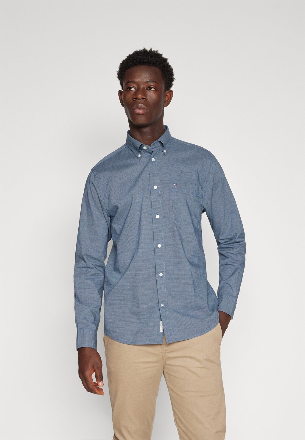 

Рубашка SHIRT HOUNDSTOOTH SHIRT Tommy Hilfiger, темно-синий/мульти