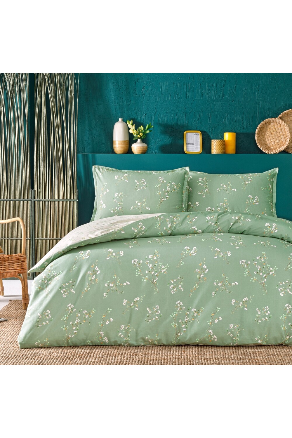 

Комплект пододеяльников Linens Allday гуава, зеленый