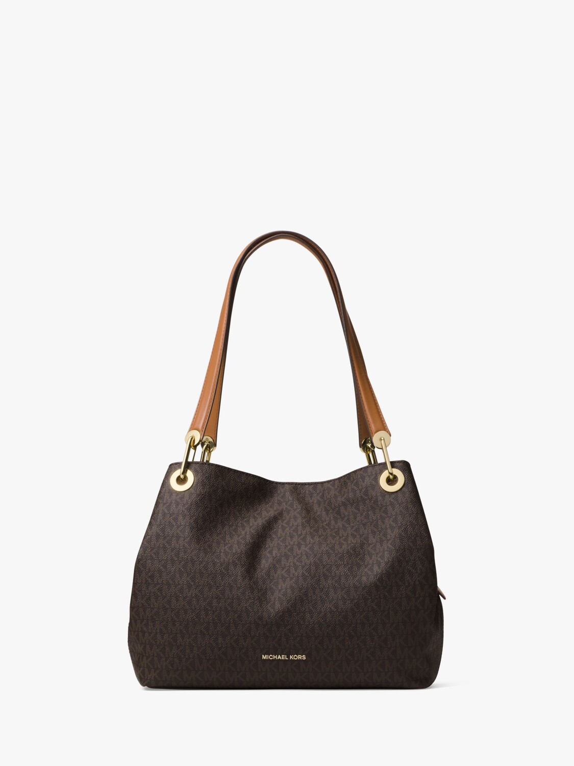 

Большая кожаная сумка через плечо MICHAEL Michael Kors Raven, коричневая