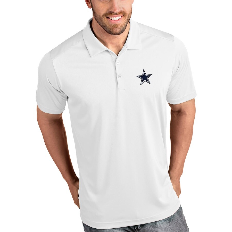 

Поло с коротким рукавом Antigua Dallas Cowboys, белый