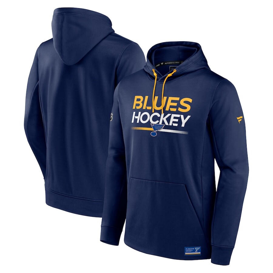 

Пуловер с капюшоном Fanatics Branded St Louis Blues, нави