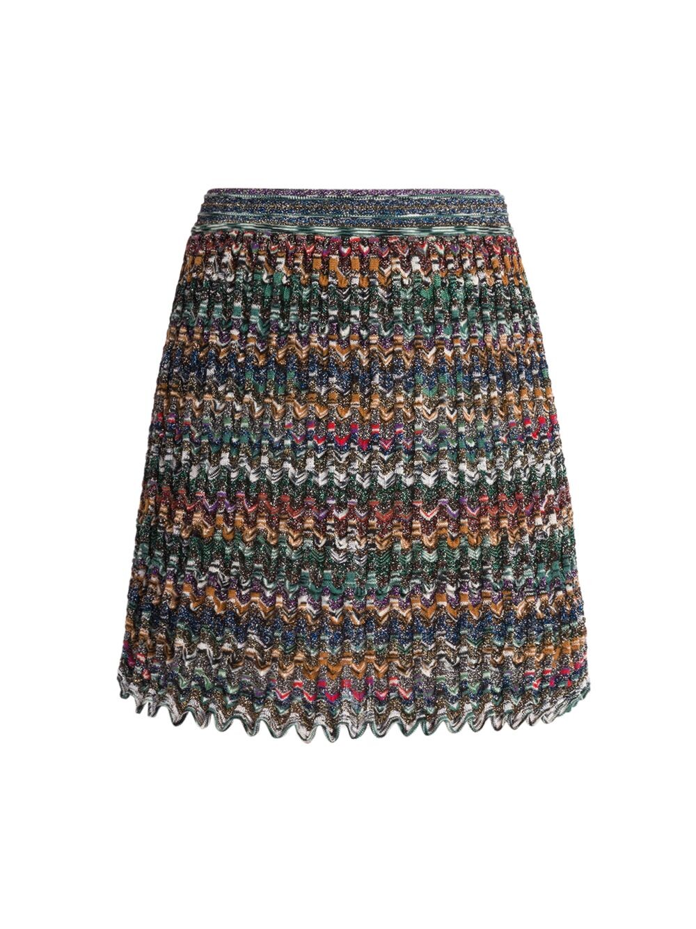 

Мини-юбка шевронной вязки Missoni, разноцветный