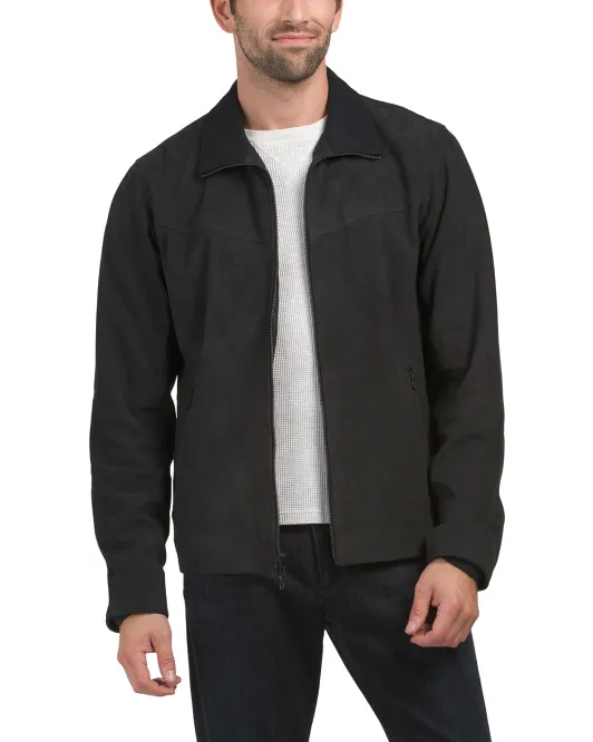 

Замшевая куртка Grant Rag & Bone, темно-синий