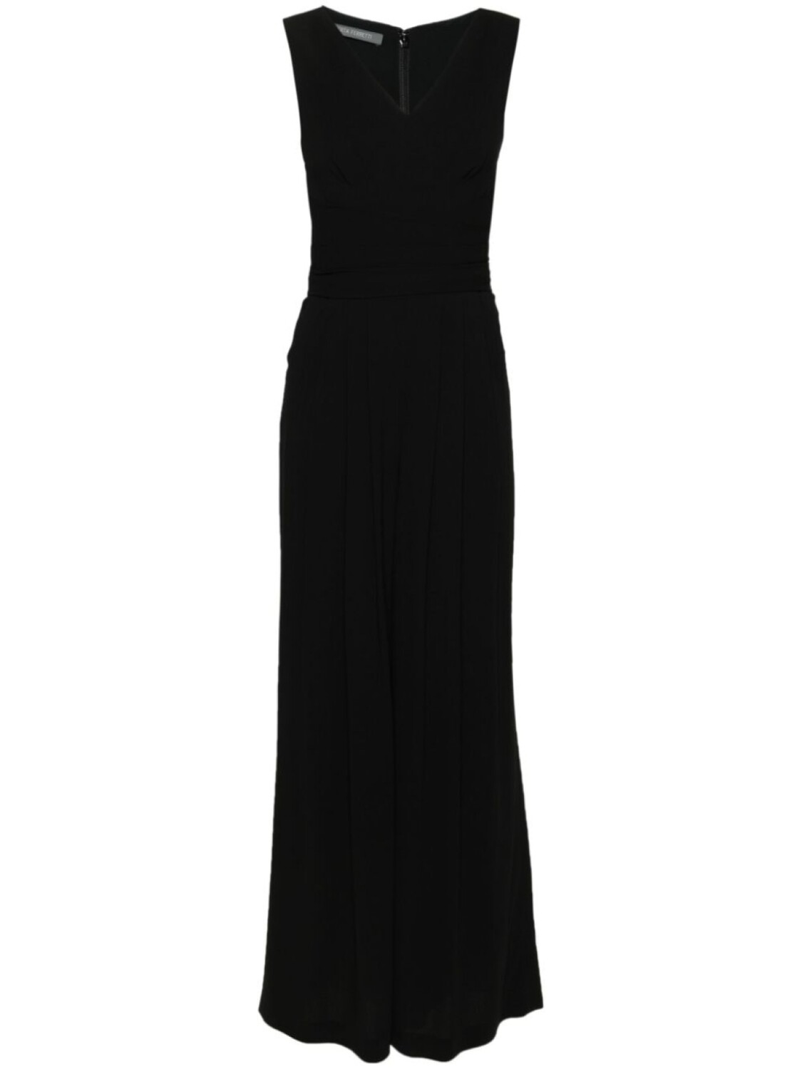 

Alberta Ferretti комбинезон со складками, черный