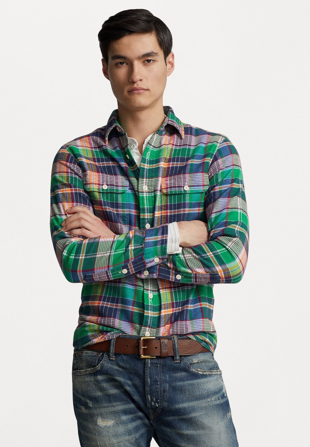 

Рубашка СПОРТИВНАЯ ФУТБОЛКА С ДЛИННЫМ РУКАВОМ Polo Ralph Lauren, мульти